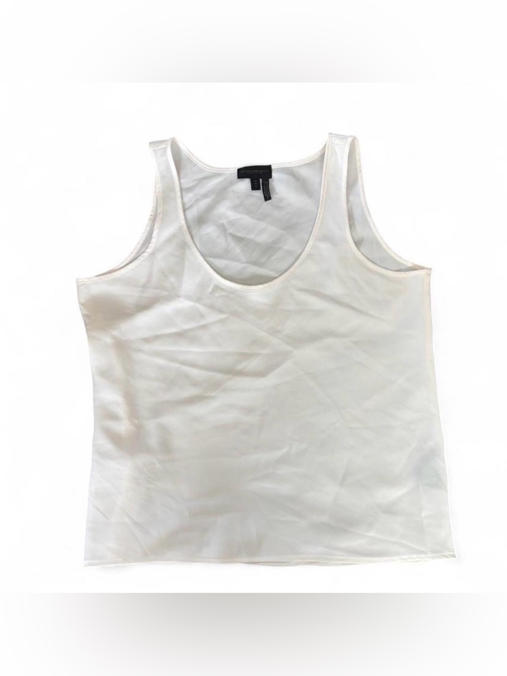 Donna Karan New York Womens Tank Top White Size Medium
